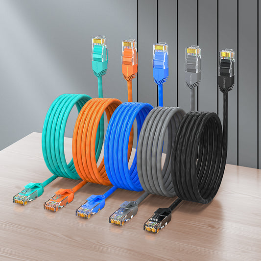 AMPCOM Cat6a 28AWG UTP Ultra-Slim LSZH Patch Cable for High-density Data Center Cabling