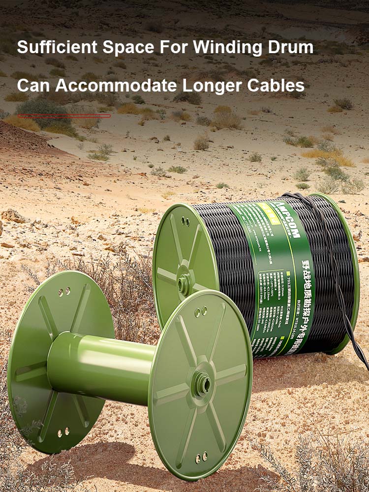 AMPCOM Field Cable Laydown Cart Efficient Field Cable Laydown Cart