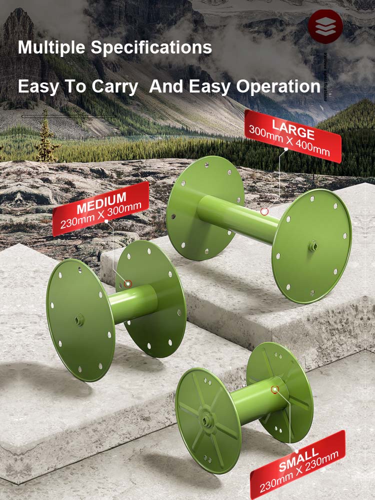 AMPCOM Field Cable Laydown Cart Efficient Field Cable Laydown Cart