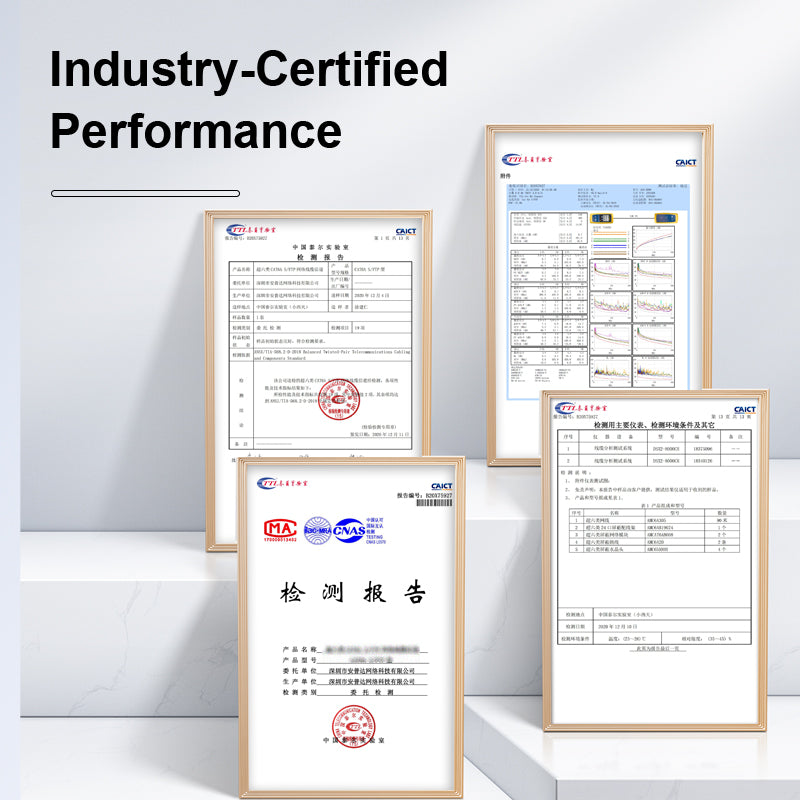 AMPCOM Coupler Patch Panel, 48-Port, 1RU, CAT6/CAT6a/CAT7 STP Pass-Through Tool-free termination Rackmount EDF