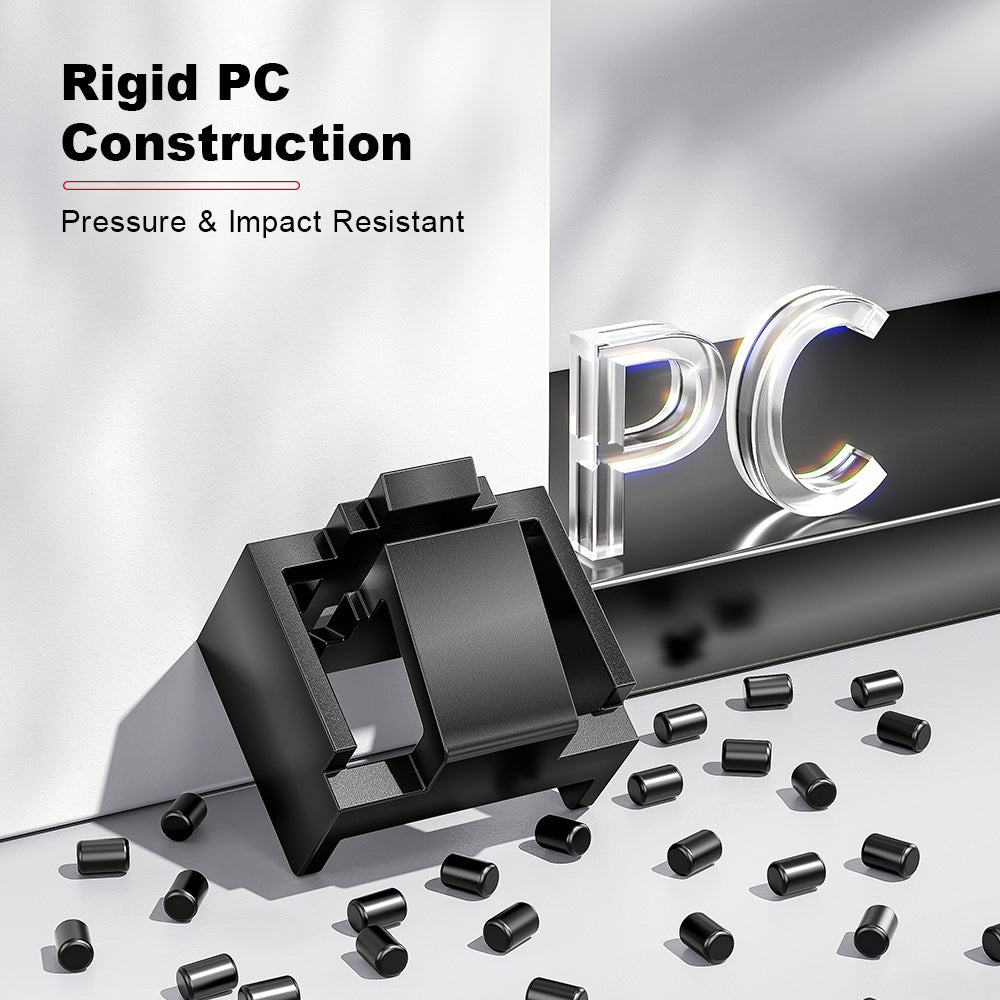 AMPCOM RJ45 Port Lock with Key, Ethernet Port Lock for All RJ45 Port, Multiple Color Options Available