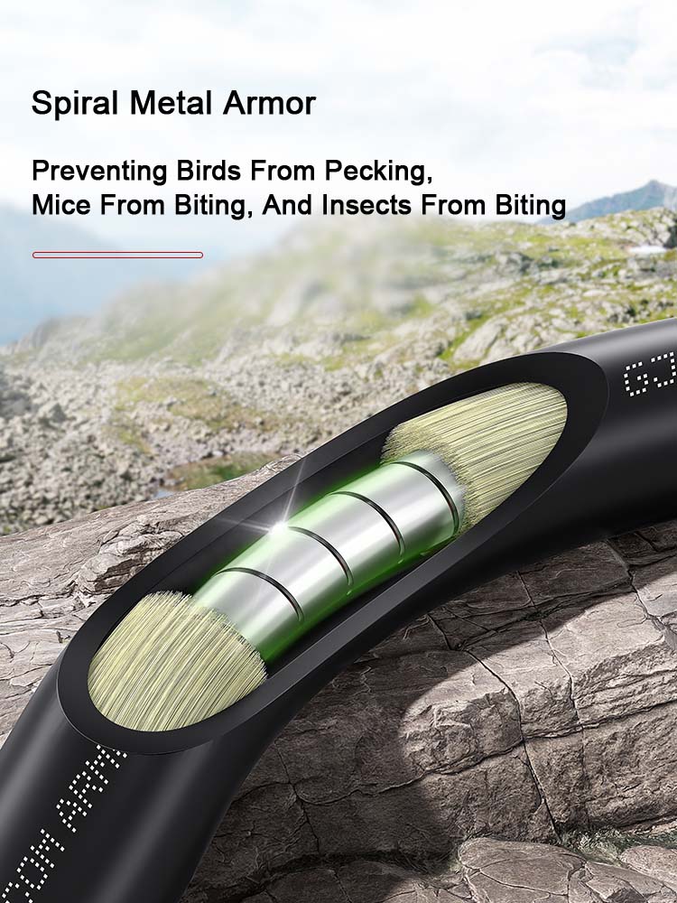 AMPCOM Combat Fiber Optic Jumper Cable Outdoor Communication Dedicated Adapter