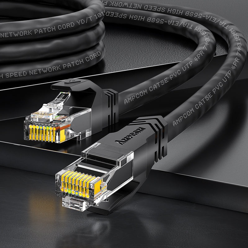 AMPCOM CAT5e Unshielded (UTP) PVC Network Patch Cable  for Home or Data Center