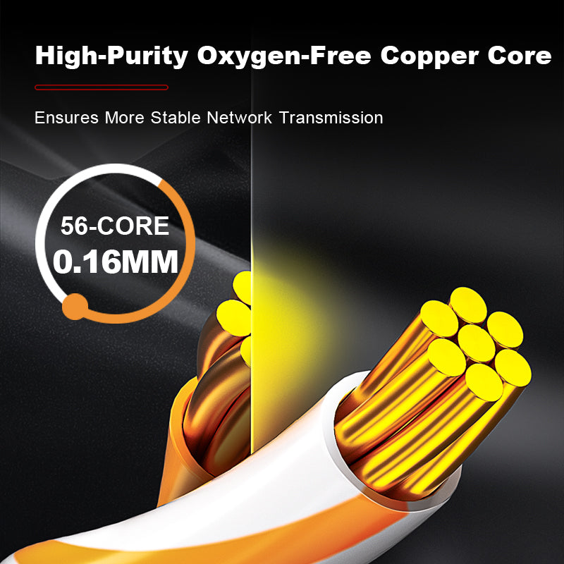 AMPCOM CAT5e Unshielded (UTP) PVC Network Patch Cable  for Home or Data Center